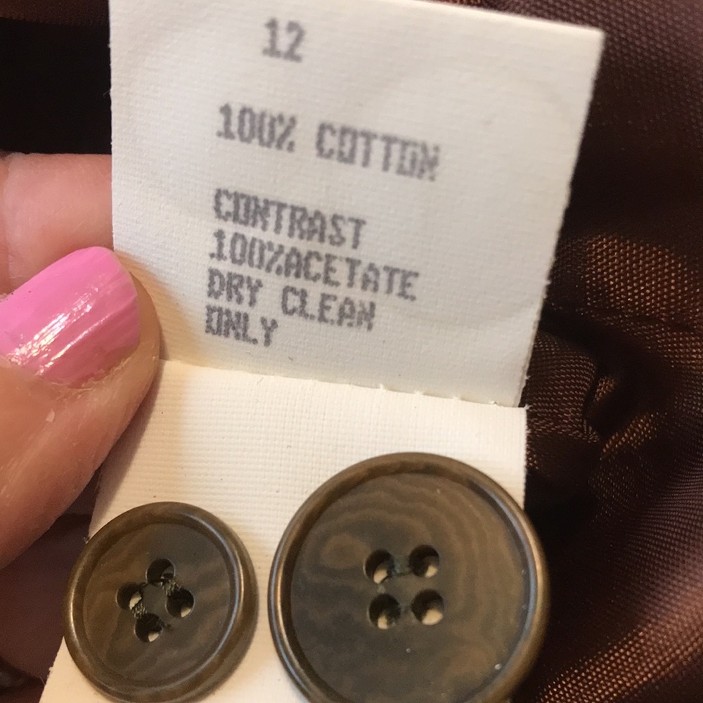 Parallel Brown Blazer Jacket Size12 - image 7